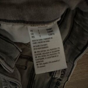 American Eagle Grey Ripped Jeans